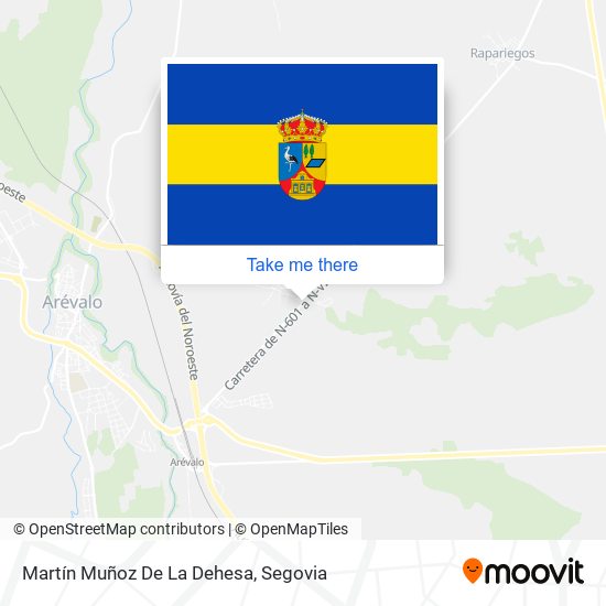 Martín Muñoz De La Dehesa map
