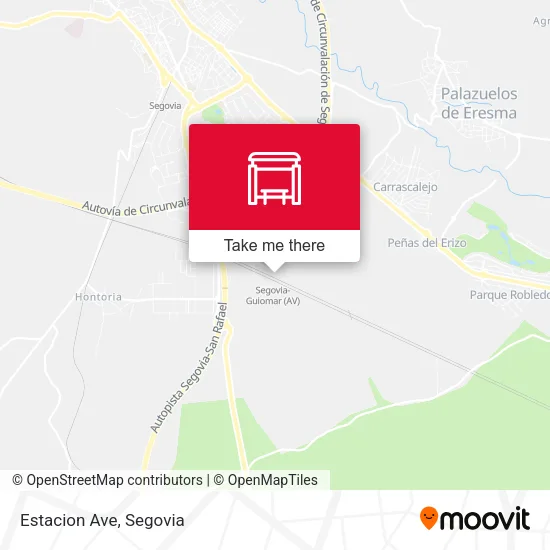Estacion Ave map