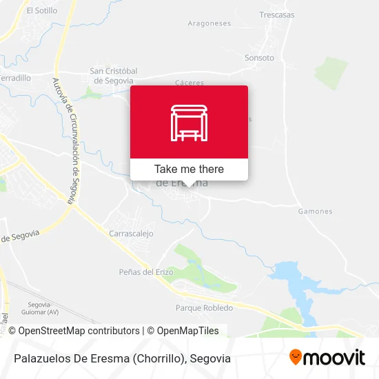 Palazuelos De Eresma (Chorrillo) map