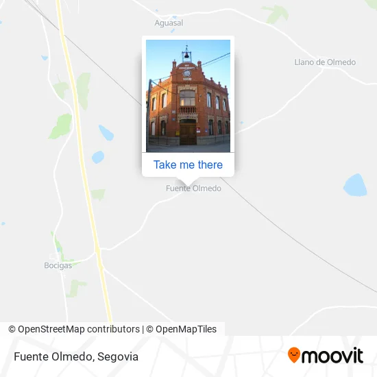 Fuente Olmedo map