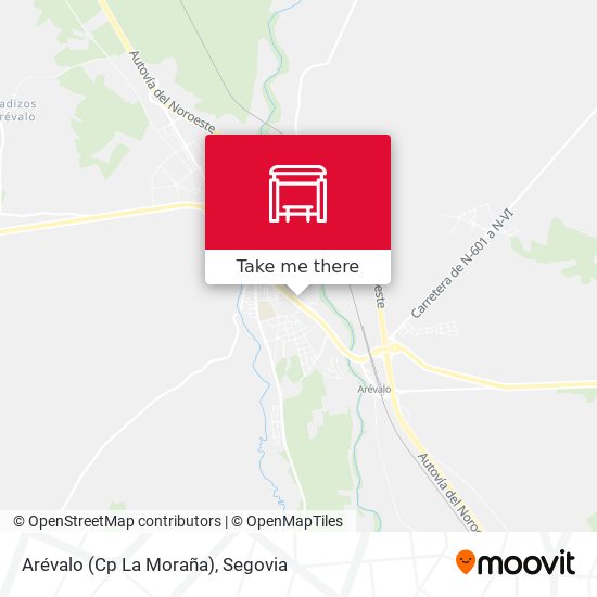 Arévalo (Cp La Moraña) map