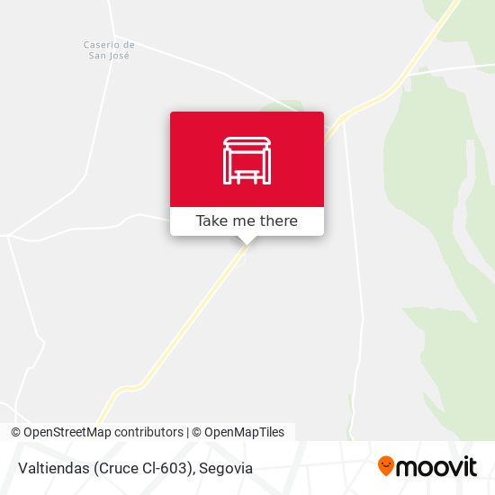 Valtiendas (Cruce Cl-603) map