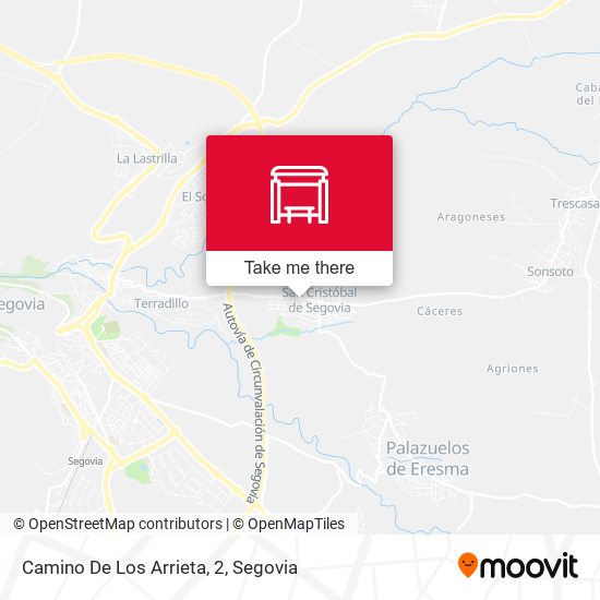 Camino De Los Arrieta, 2 map