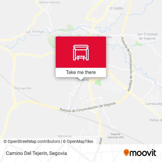 Camino Del Tejerín map