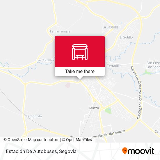 Estación De Autobuses map