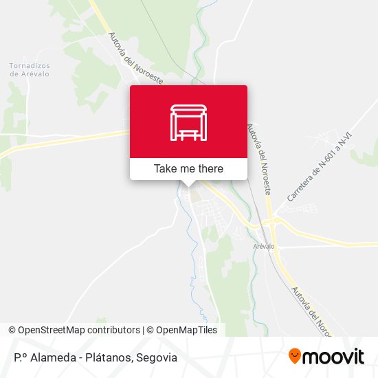 P.º Alameda - Plátanos map