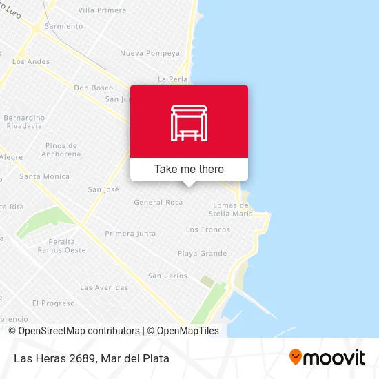 Las Heras 2689 map