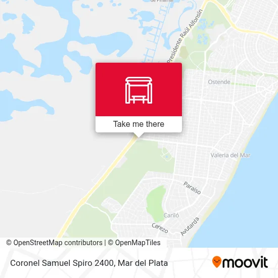 Coronel Samuel Spiro 2400 map