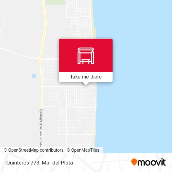 Quinteros 773 map