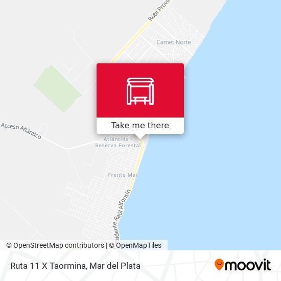 Ruta 11 X Taormina map