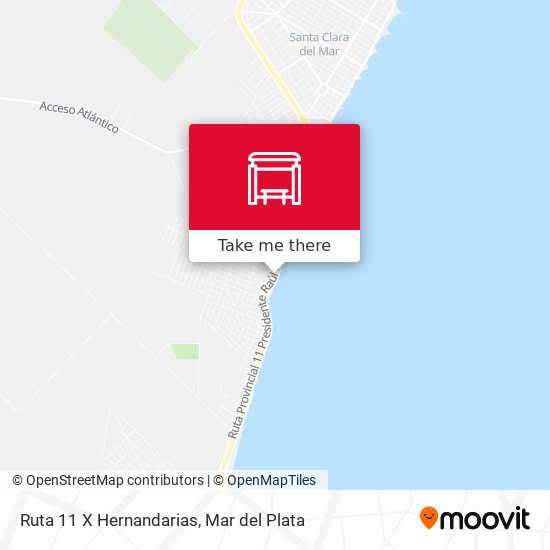 Ruta 11 X Hernandarias map