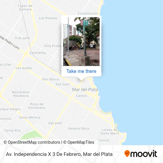 Av. Independencia X 3 De Febrero map