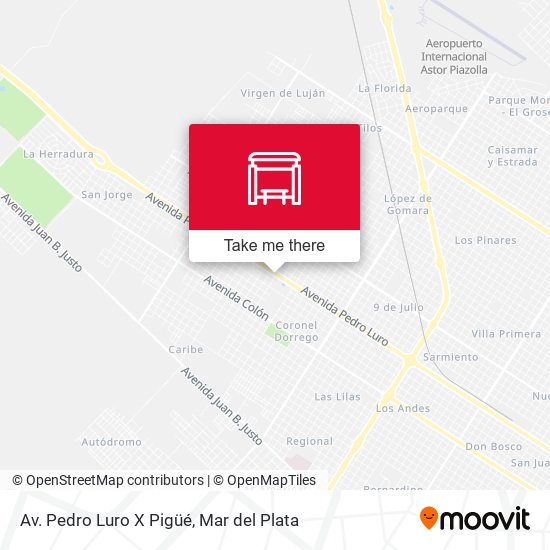 Av. Pedro Luro X Pigüé map