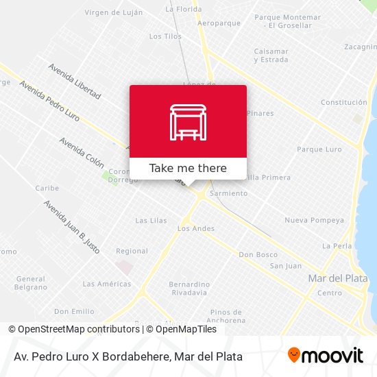 Mapa de Av. Pedro Luro X Bordabehere