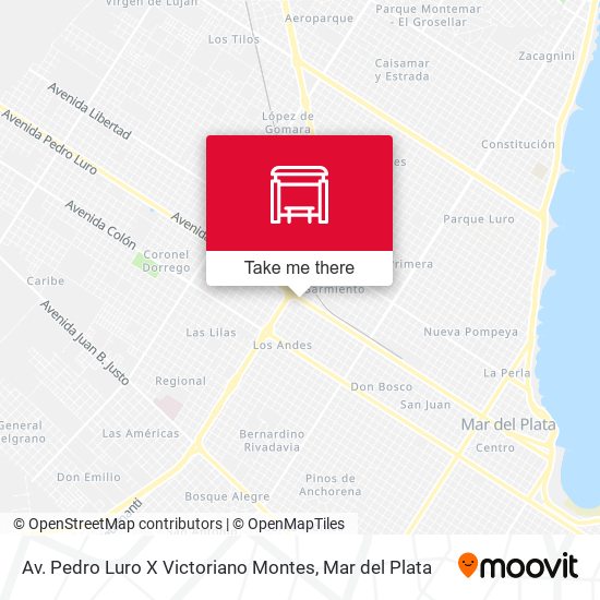 Mapa de Av. Pedro Luro X Victoriano Montes