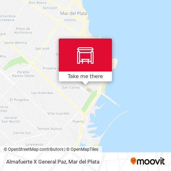 Mapa de Almafuerte X General Paz