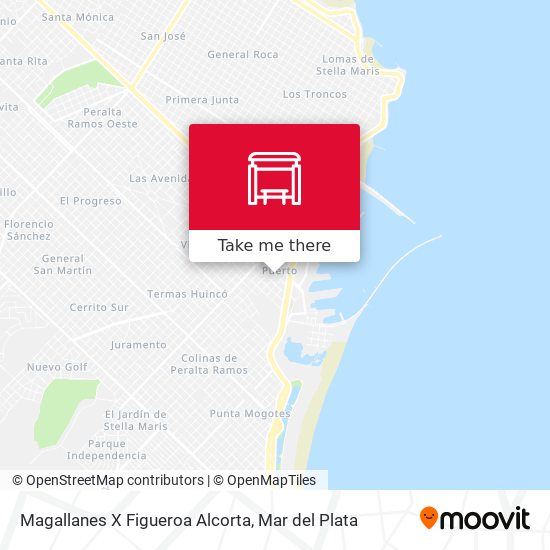 Mapa de Magallanes X Figueroa Alcorta