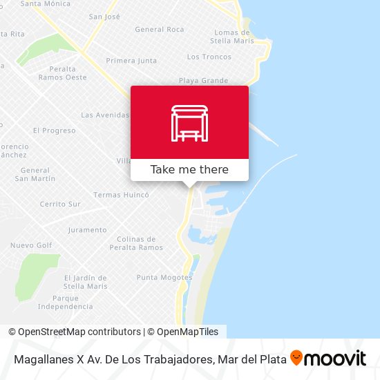 Magallanes X Av. De Los Trabajadores map