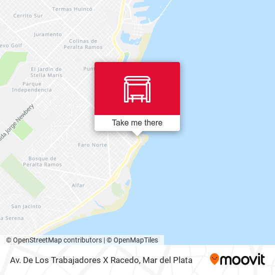 Mapa de Av. De Los Trabajadores X Racedo