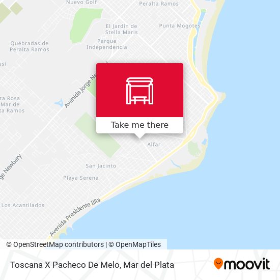 Toscana X Pacheco De Melo map