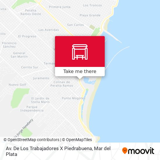 Mapa de Av. De Los Trabajadores X Piedrabuena