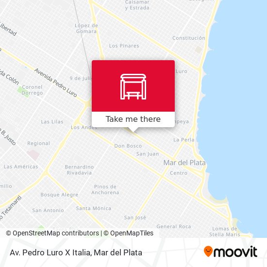 Mapa de Av. Pedro Luro X Italia