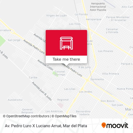 Mapa de Av. Pedro Luro X Luciano Arrué