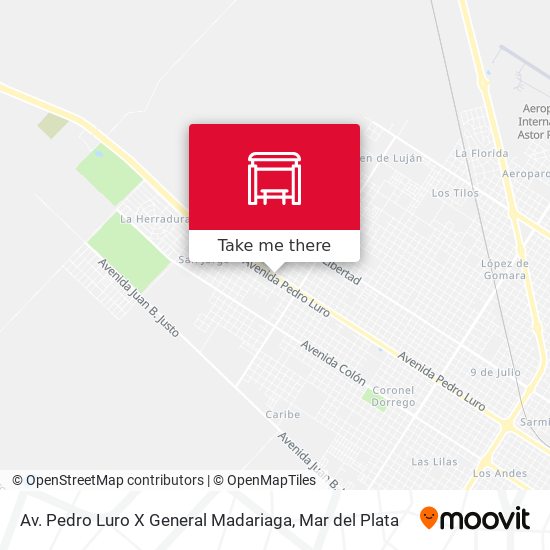 Mapa de Av. Pedro Luro X General Madariaga