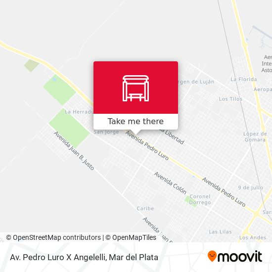 Av. Pedro Luro X Angelelli map