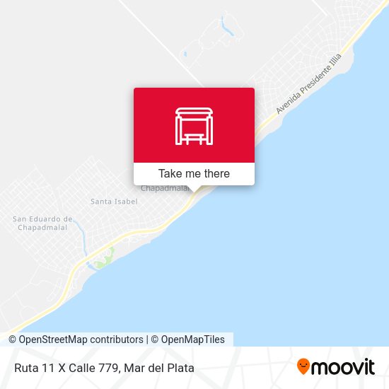 Ruta 11 X Calle 779 map