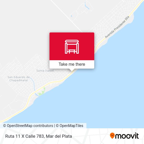 Ruta 11 X Calle 783 map