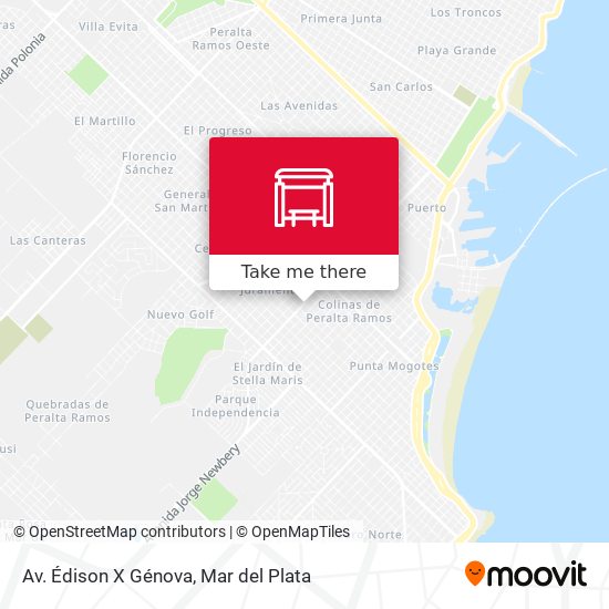Mapa de Av. Édison X Génova