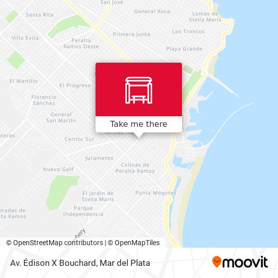 Mapa de Av. Édison X Bouchard
