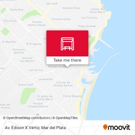 Mapa de Av. Édison X Vértiz