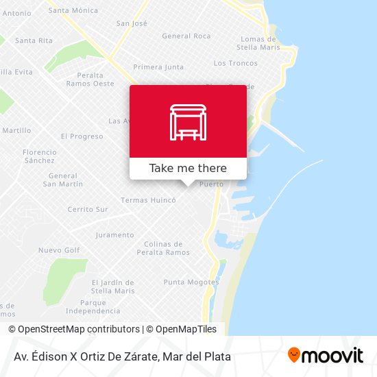 Av. Édison X Ortiz De Zárate map