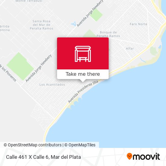 Calle 461 X Calle 6 map