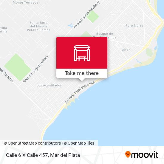 Calle 6 X Calle 457 map