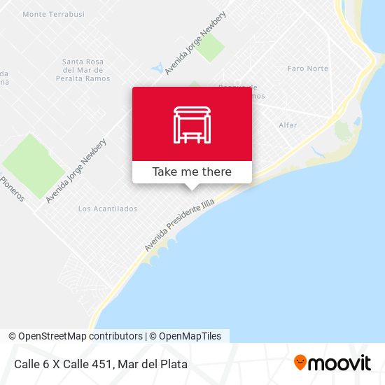 Calle 6 X Calle 451 map
