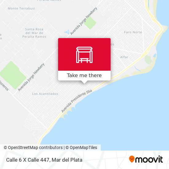 Calle 6 X Calle 447 map