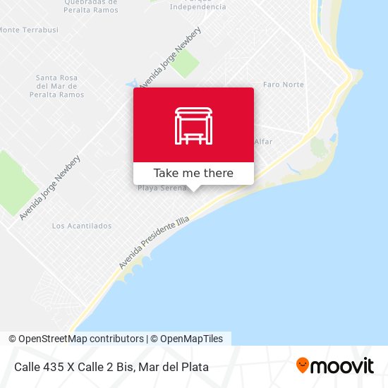 Mapa de Calle 435 X Calle 2 Bis