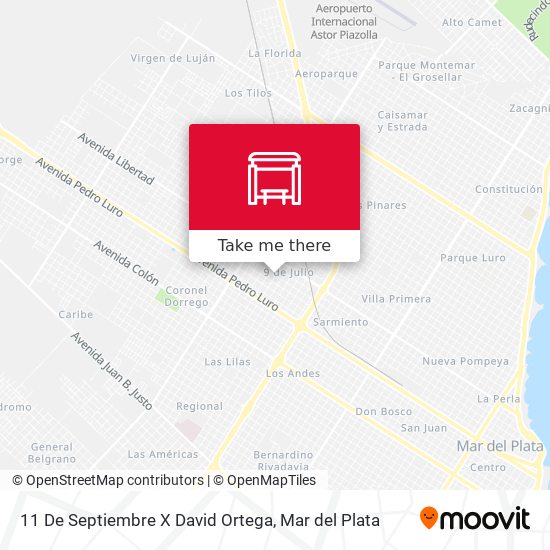 11 De Septiembre X David Ortega map