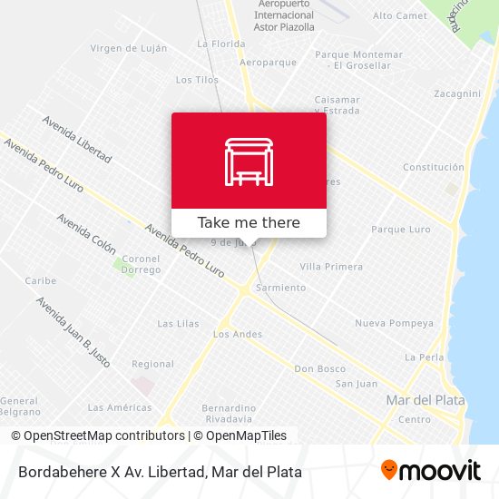 Bordabehere X Av. Libertad map