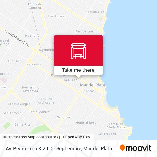 Mapa de Av. Pedro Luro X 20 De Septiembre