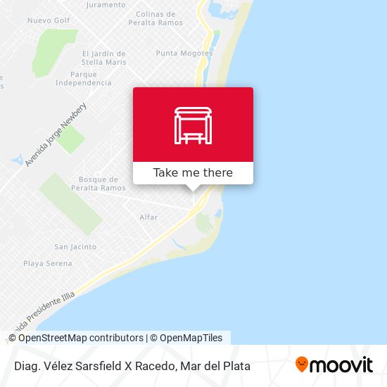 Diag. Vélez Sarsfield X Racedo map