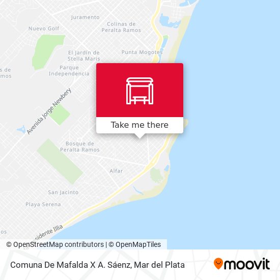 Comuna De Mafalda X A. Sáenz map