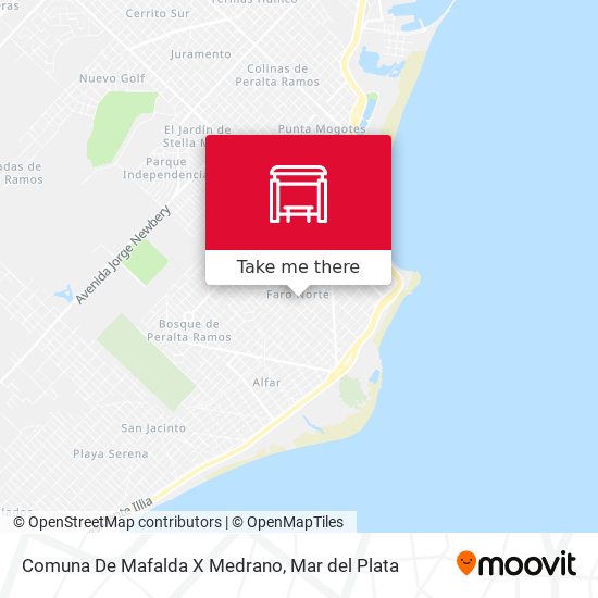 Comuna De Mafalda X Medrano map