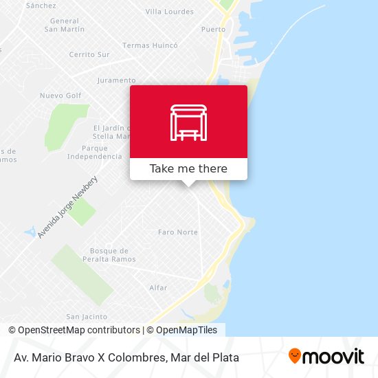 Av. Mario Bravo X Colombres map
