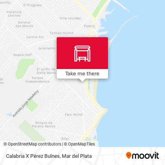 Mapa de Calabria X Pérez Bulnes