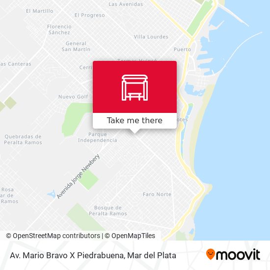 Mapa de Av. Mario Bravo X Piedrabuena