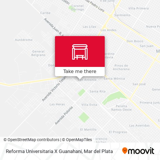 Mapa de Reforma Universitaria X Guanahaní